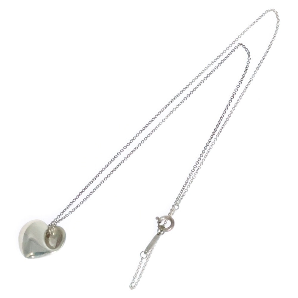 TIFFANY&Co(ティファニー) フォールドハート チェーンネックレス SV925 シルバー レディース
