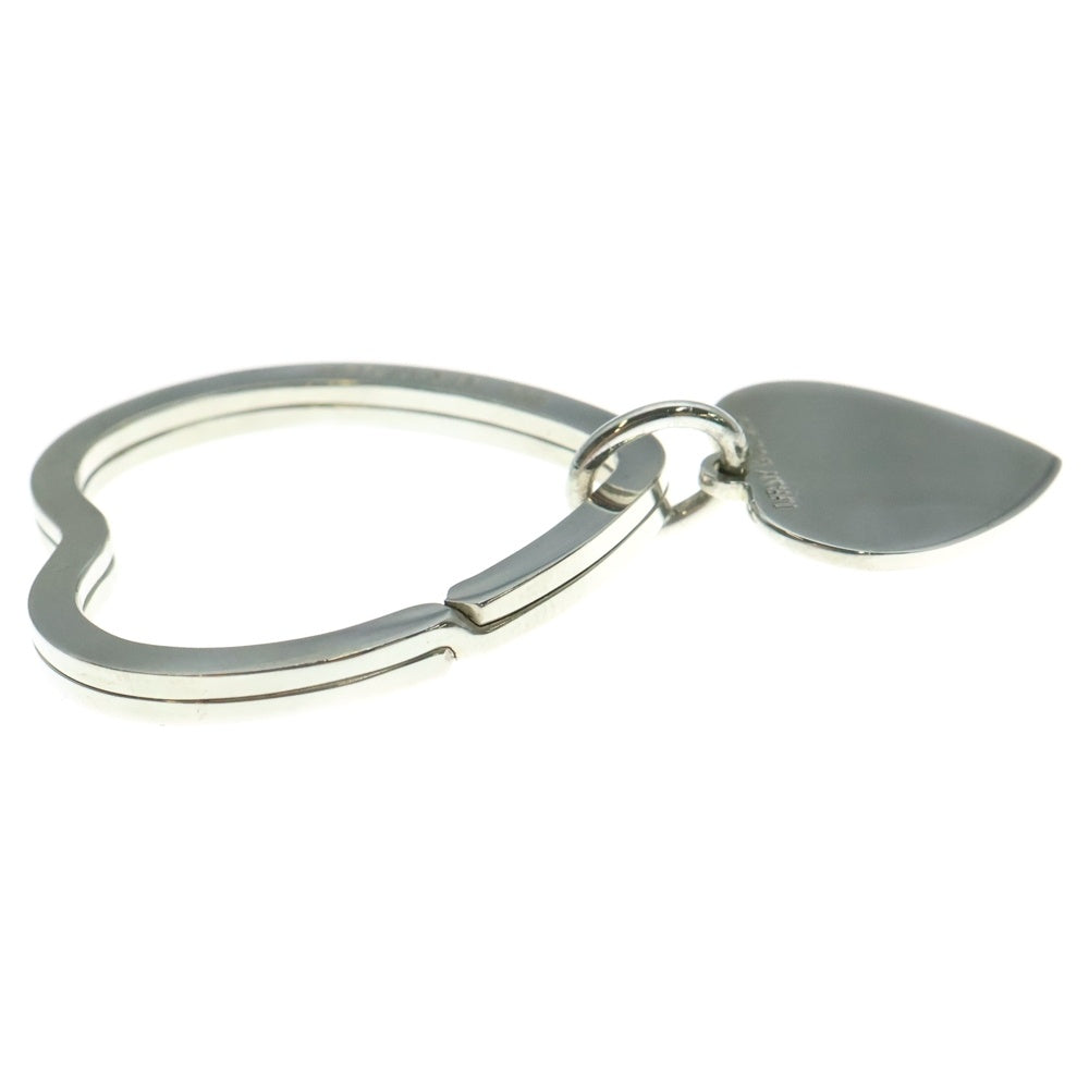 TIFFANY&Co(ティファニー) ハート キーリング バッグチャーム キーホルダー シルバー SV925 11.8g