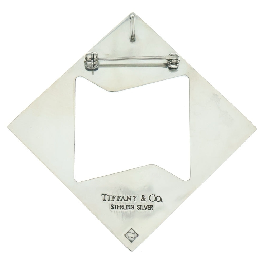 TIFFANY&Co(ティファニー) スクエア ブローチ ピンバッジ シルバー SV925 15.2g レディース