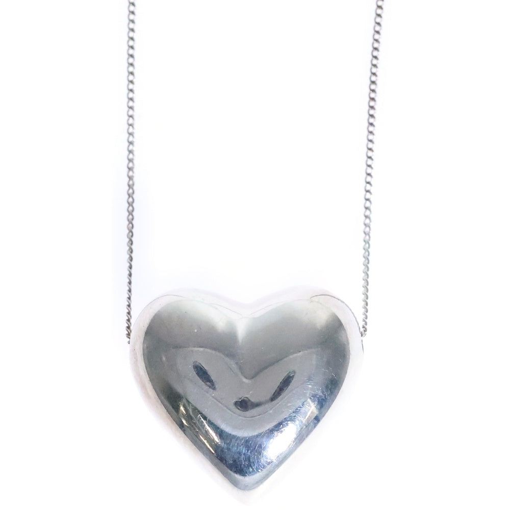 TIFFANY&Co(ティファニー) ピンチドハート ネックレス ペンダント チェーン シルバー SV925 10.4g