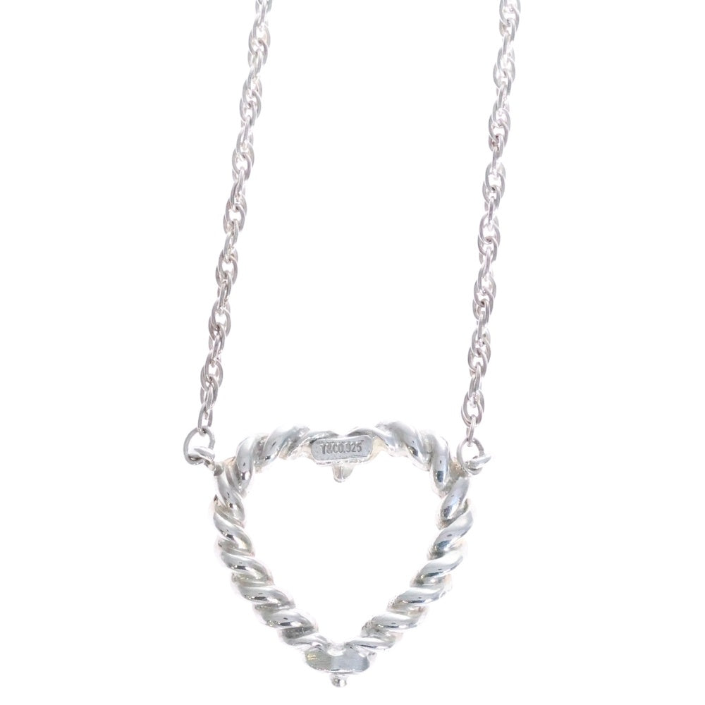 TIFFANY&Co(ティファニー) ツイスト ハート ネックレス ペンダント チェーン シルバー SV925 6.7g