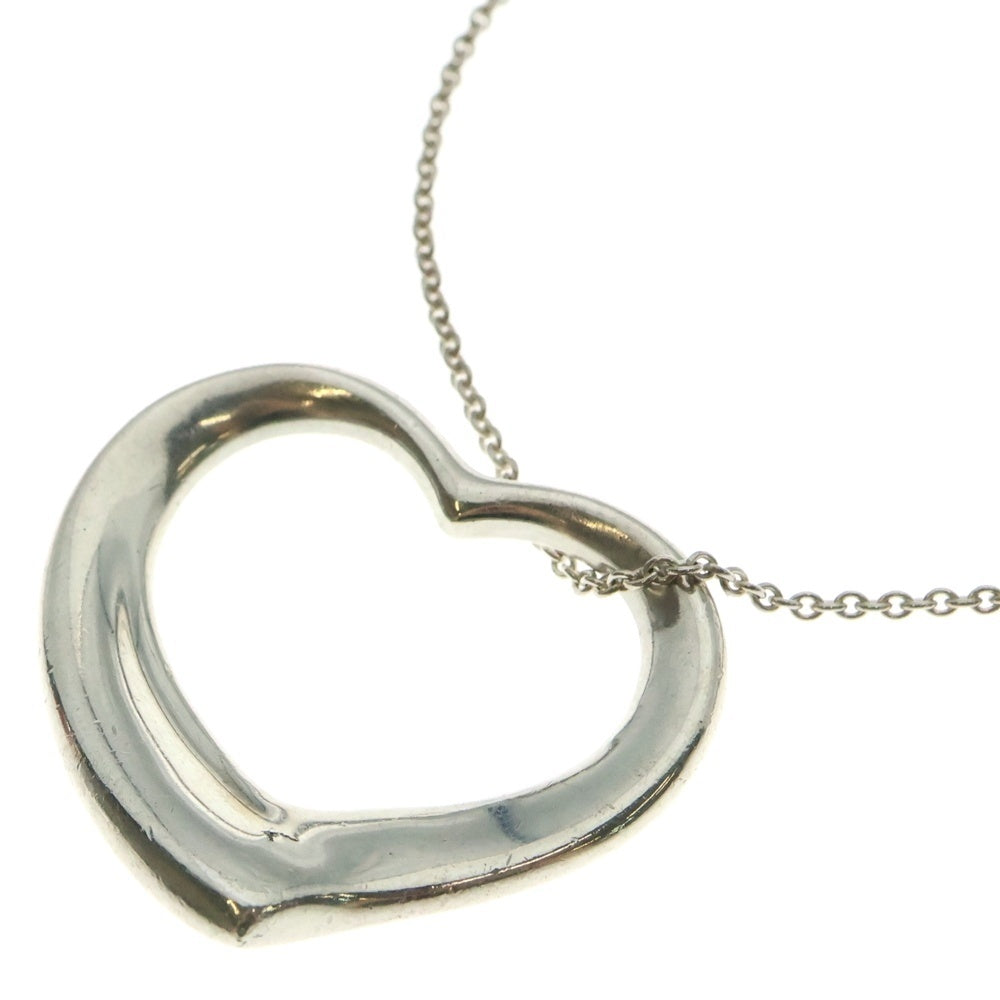 TIFFANY&Co(ティファニー) オープンハート チェーンネックレス SV925 シルバー レディース