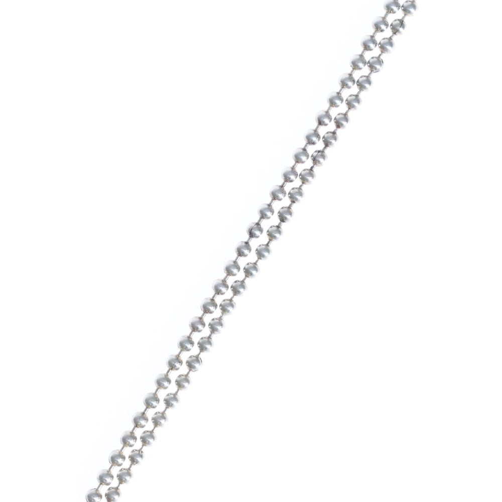 TIFFANY&Co(ティファニー) アトラスプレート ボールチェーンネックレス SV925 シルバー レディース