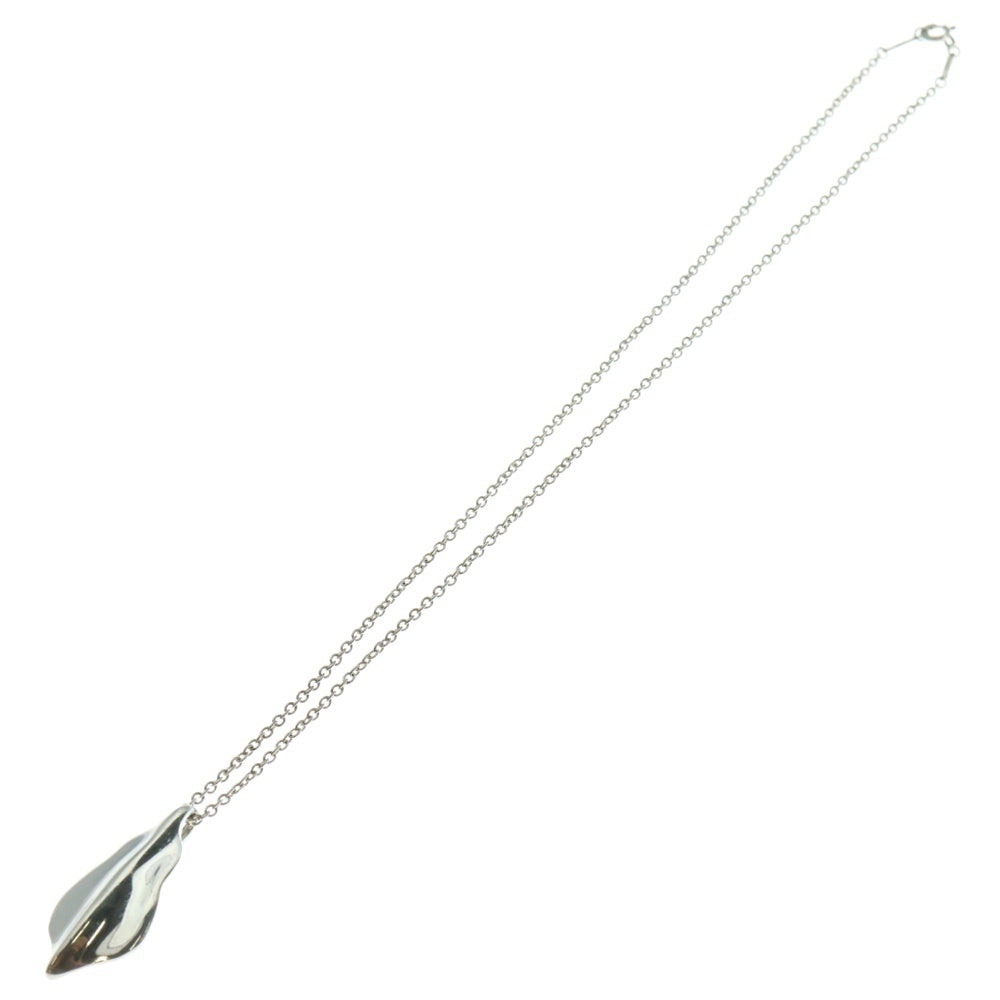 TIFFANY&Co(ティファニー) リーフ モチーフ ネックレス ペンダント チェーン シルバー SV925 9.8g