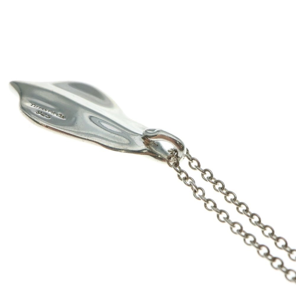 TIFFANY&Co(ティファニー) リーフ モチーフ ネックレス ペンダント チェーン シルバー SV925 9.8g