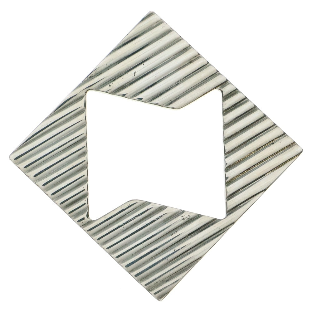 TIFFANY&Co(ティファニー) スクエア ブローチ ピンバッジ シルバー SV925 16.7g