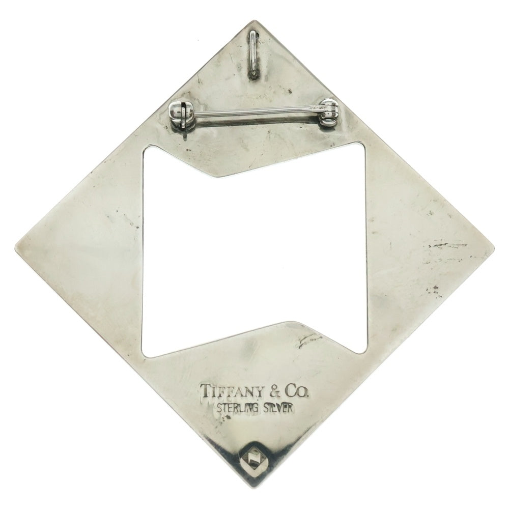 TIFFANY&Co(ティファニー) スクエア ブローチ ピンバッジ シルバー SV925 16.7g