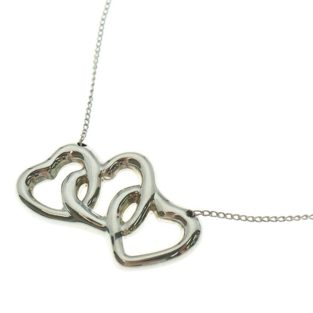 TIFFANY&Co(ティファニー) スリーオープンハート ネックレス ペンダント チェーン シルバー SV925 3.8g