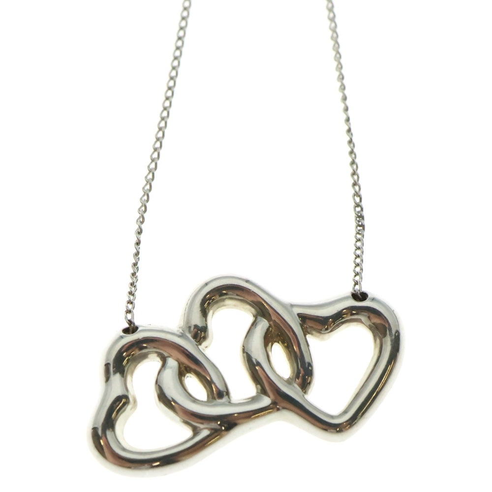 TIFFANY&Co(ティファニー) スリーオープンハート ネックレス ペンダント チェーン シルバー SV925 3.8g