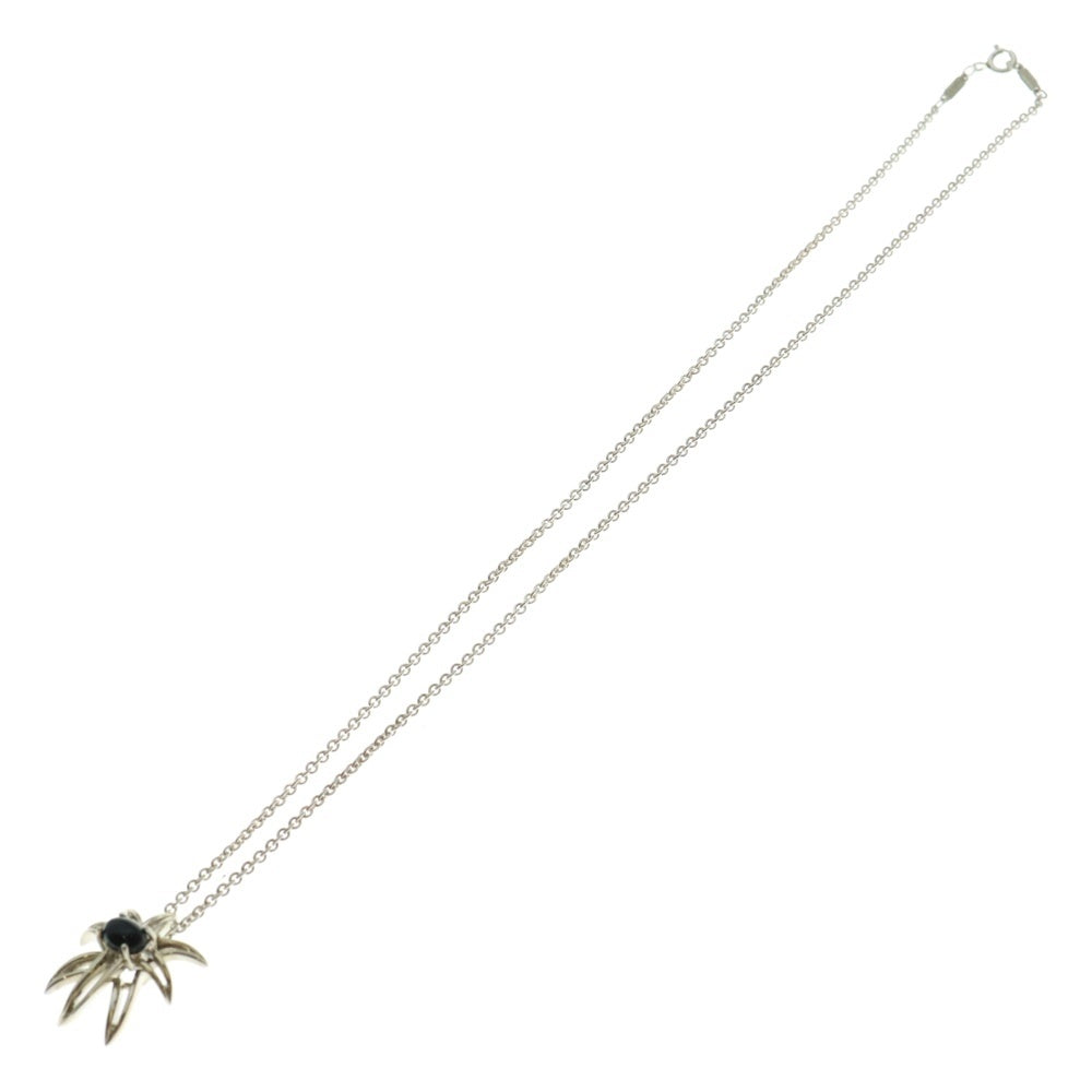 TIFFANY&Co(ティファニー) ファイヤーワークス オニキス ネックレス ペンダント チェーン シルバー SV925 8g