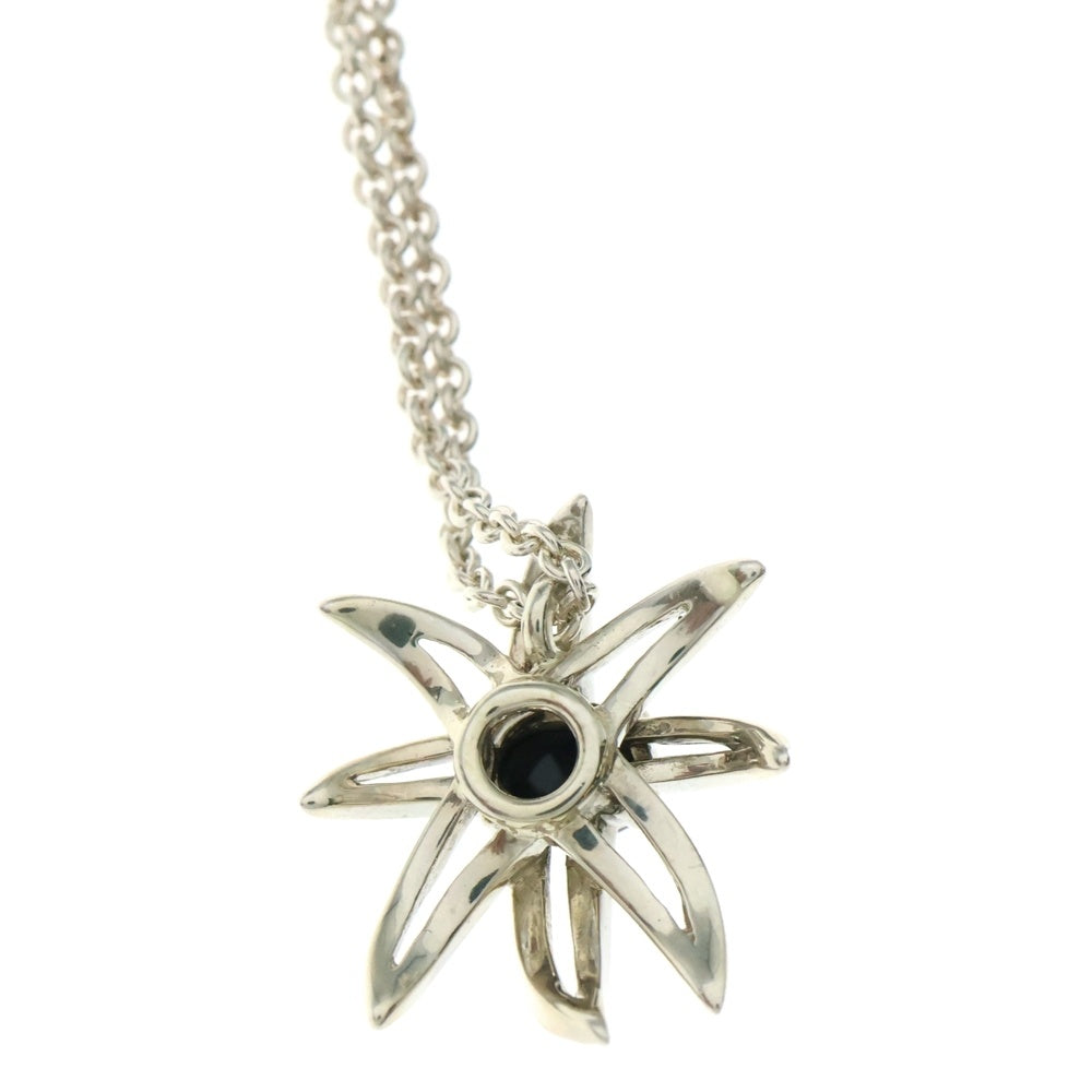 TIFFANY&Co(ティファニー) ファイヤーワークス オニキス ネックレス ペンダント チェーン シルバー SV925 8g