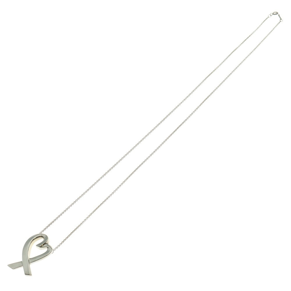 TIFFANY&Co(ティファニー) ラビングハート ラージ ネックレス ペンダント チェーン シルバー SV925 12.6g