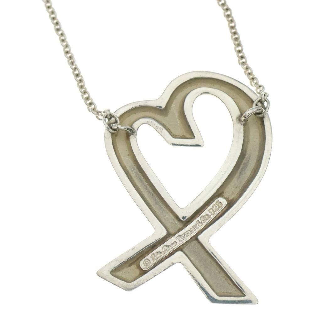 TIFFANY&Co(ティファニー) ラビングハート ラージ ネックレス ペンダント チェーン シルバー SV925 12.6g