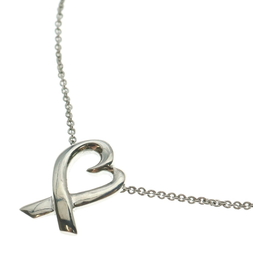 TIFFANY&Co(ティファニー) ラビングハート ネックレス ペンダント チェーン シルバー SV925 2.5g
