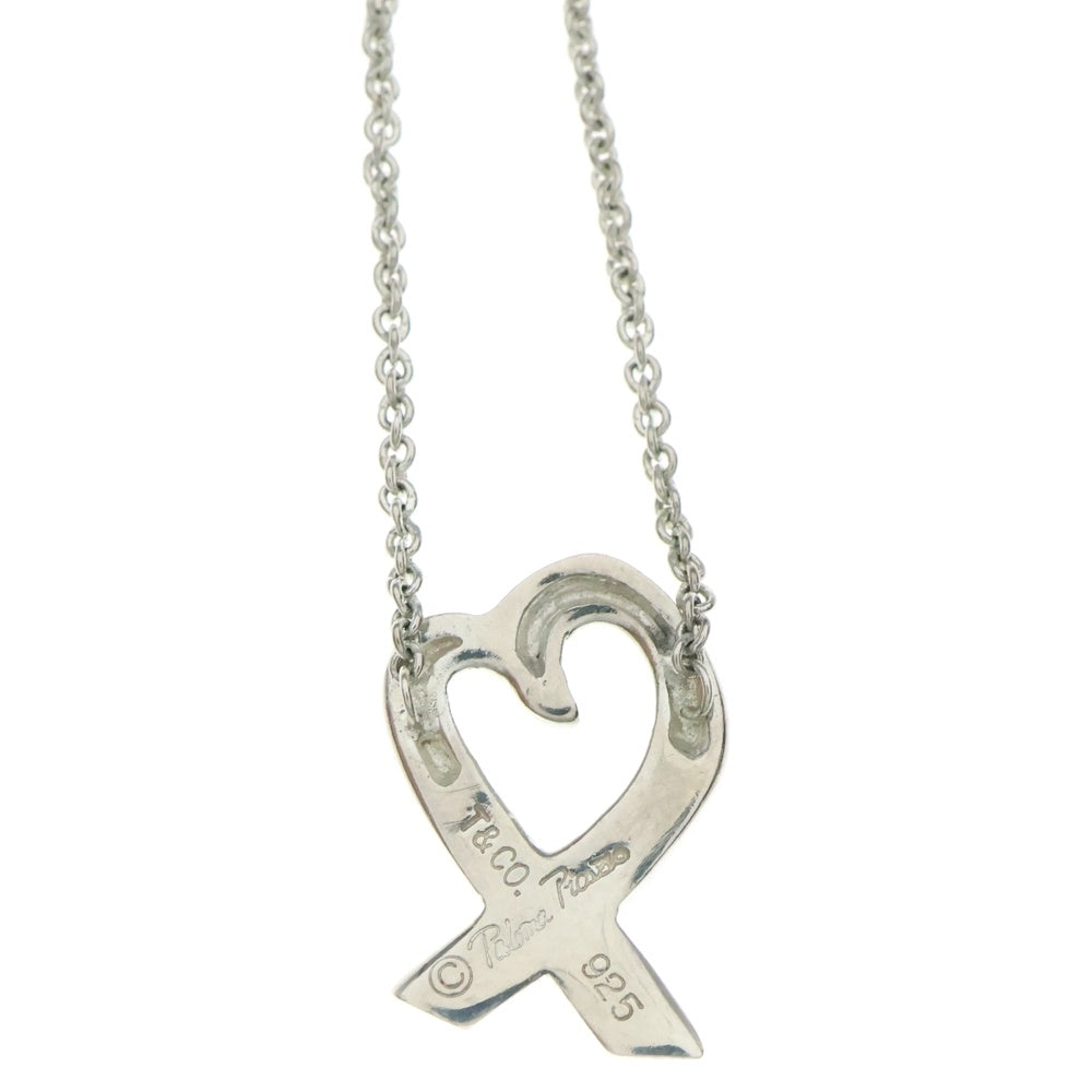 TIFFANY&Co(ティファニー) ラビングハート ネックレス ペンダント チェーン シルバー SV925 2.5g