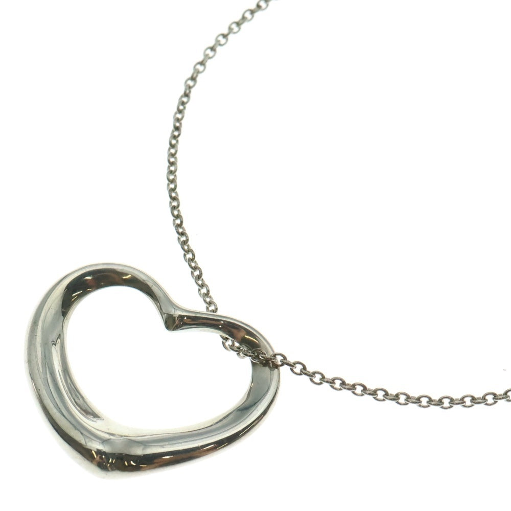 TIFFANY&Co(ティファニー) オープンハート ネックレス ラージ ペンダント チェーン シルバー SV925 8.5g