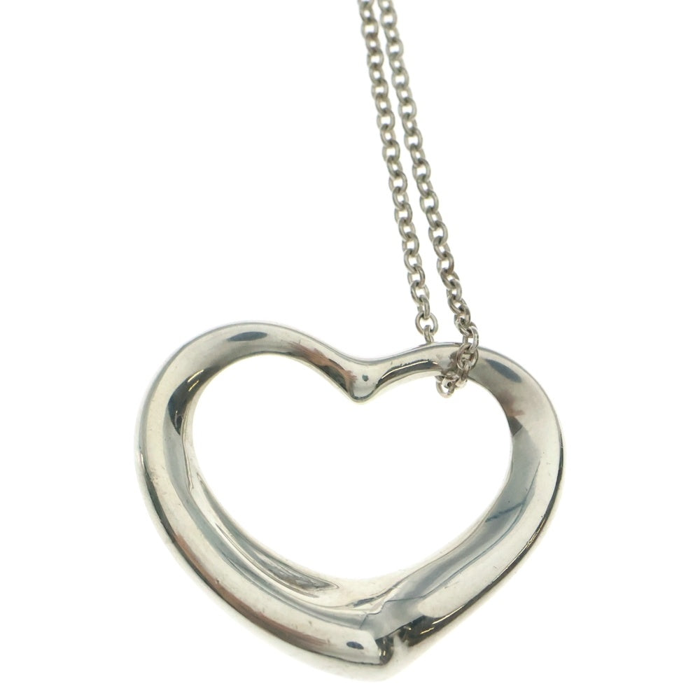 TIFFANY&Co(ティファニー) オープンハート ネックレス ラージ ペンダント チェーン シルバー SV925 8.5g