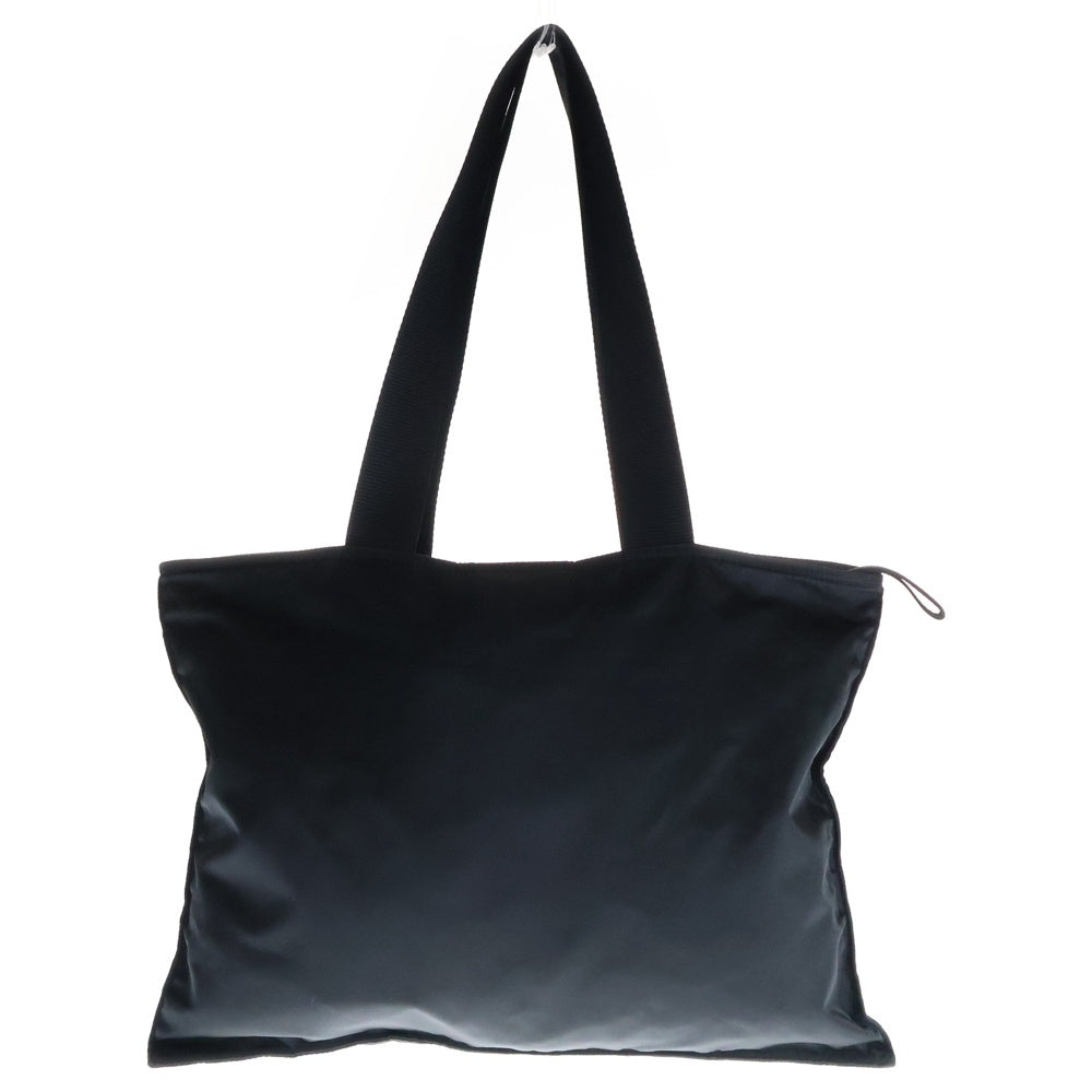 PRADA(プラダ) トートバッグ ハンドバッグ ブラック ナイロン トライアングル ロゴプレート B7790