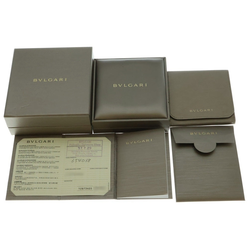 BVLGARI(ブルガリ) セルペンティ スモールクロス ダイヤ付チェーンネックレス ペンダント Au750WG ホワイトゴールド