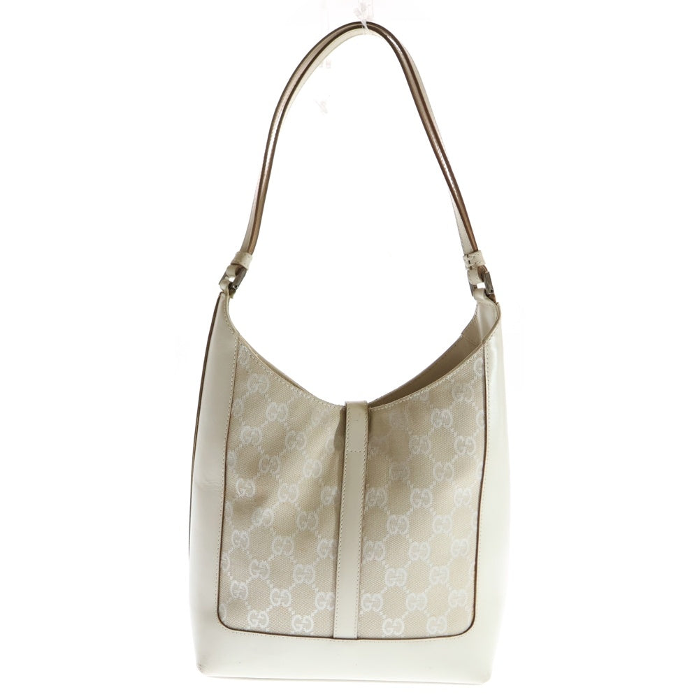 GUCCI(グッチ) GGキャンバス ジャッキーワンショルダーバッグ アイボリー 0013876