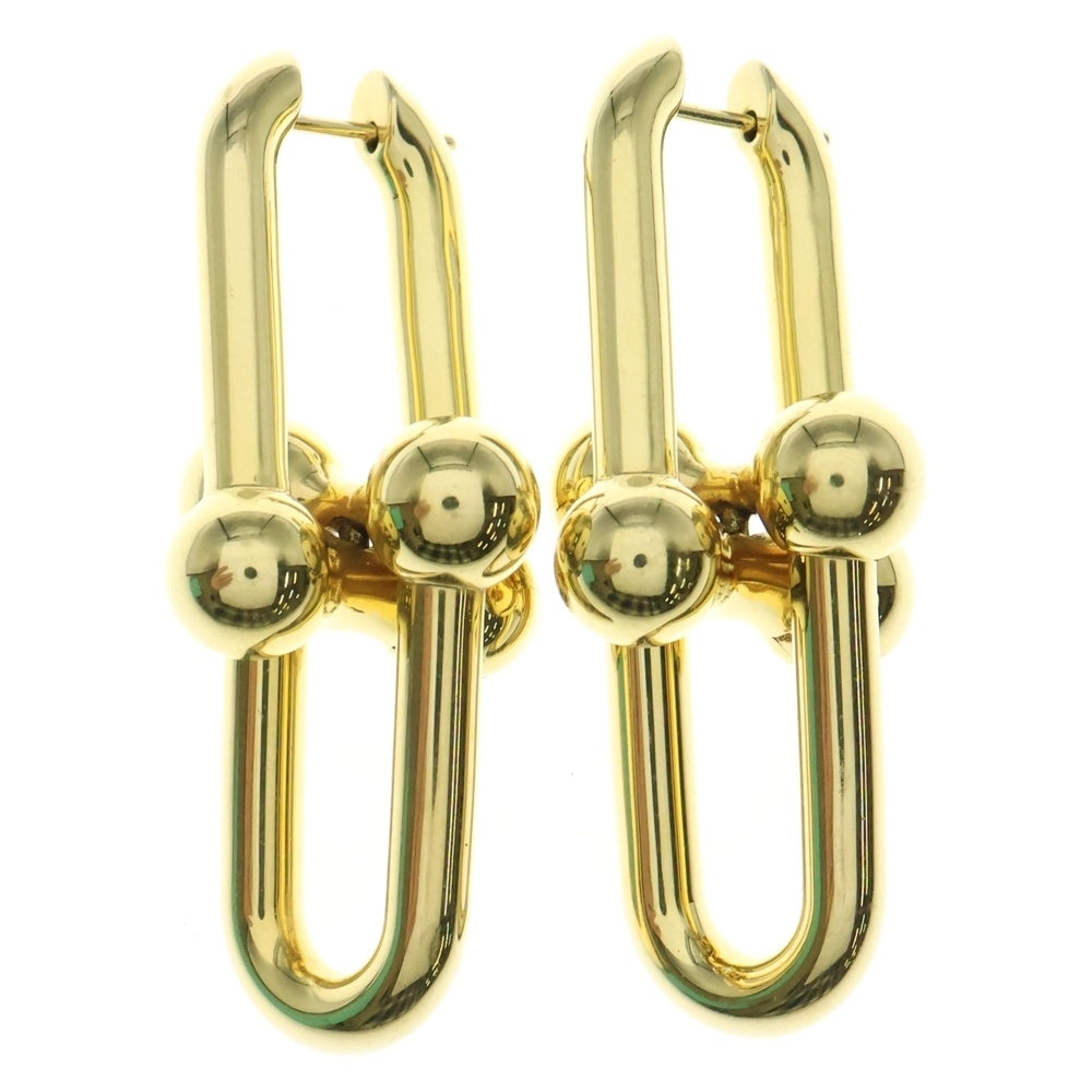 TIFFANY&Co(ティファニー) ピアス ハードウェア エクストララージ リンク イエローゴールド Au750YG ジュエリー アクセサリー