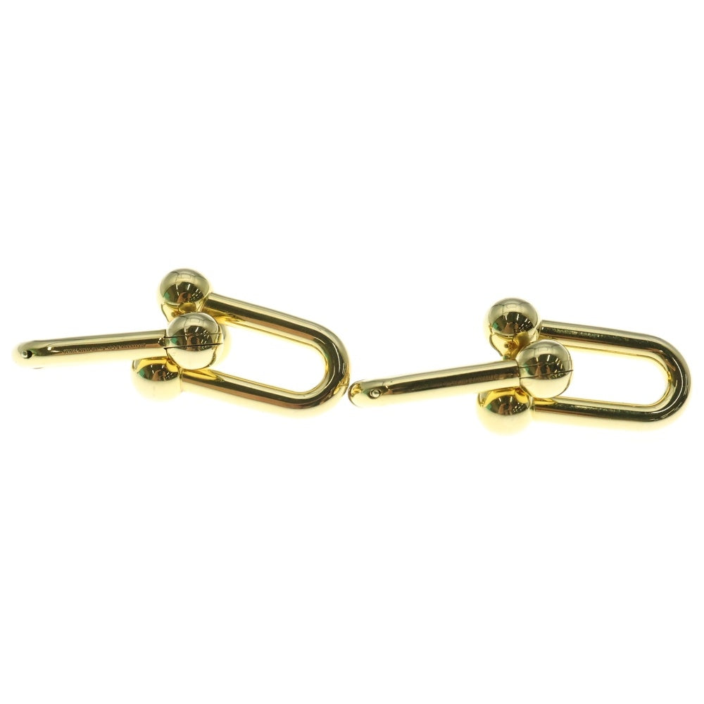 TIFFANY&Co(ティファニー) ピアス ハードウェア エクストララージ リンク イエローゴールド Au750YG ジュエリー アクセサリー