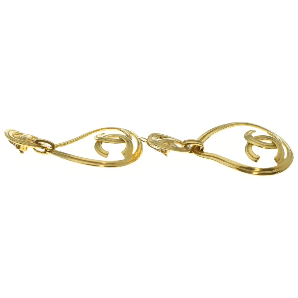 CHANEL(シャネル) ココマーク ティアドロップ イヤリング 96P ゴールド GP レディース