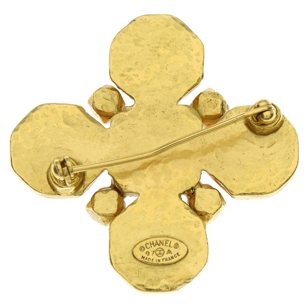 CHANEL(シャネル) ココマーク フェイクパール ブローチ ピンバッジ 97A ゴールド GP