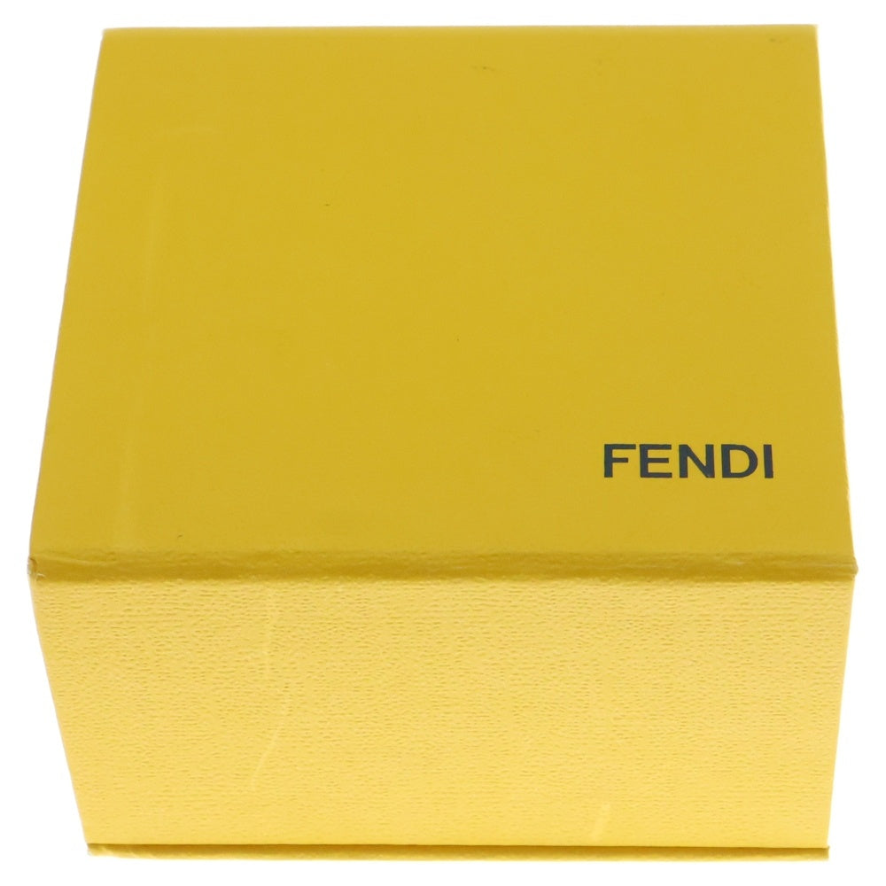 FENDI(フェンディ) バングル FF ブレスレット ゴールド×ブラウン×ブラック エナメル×GP