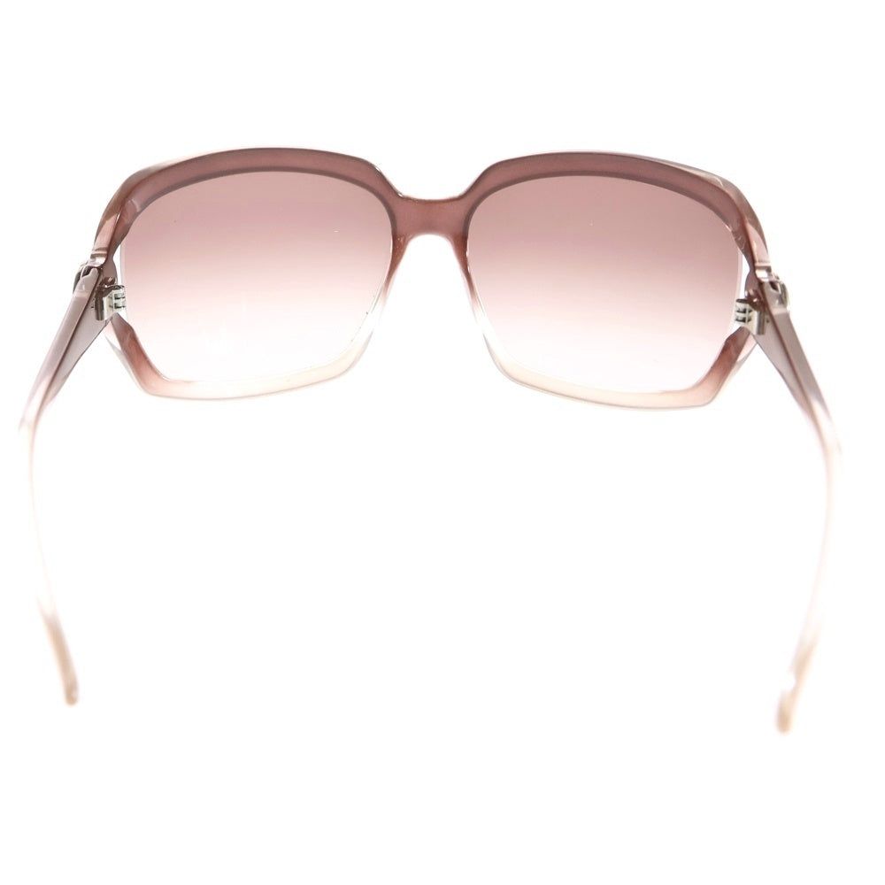 GUCCI(グッチ) GGロゴテンプル クリアレンズサングラス アイウェア ピンク/ブラウン レディース