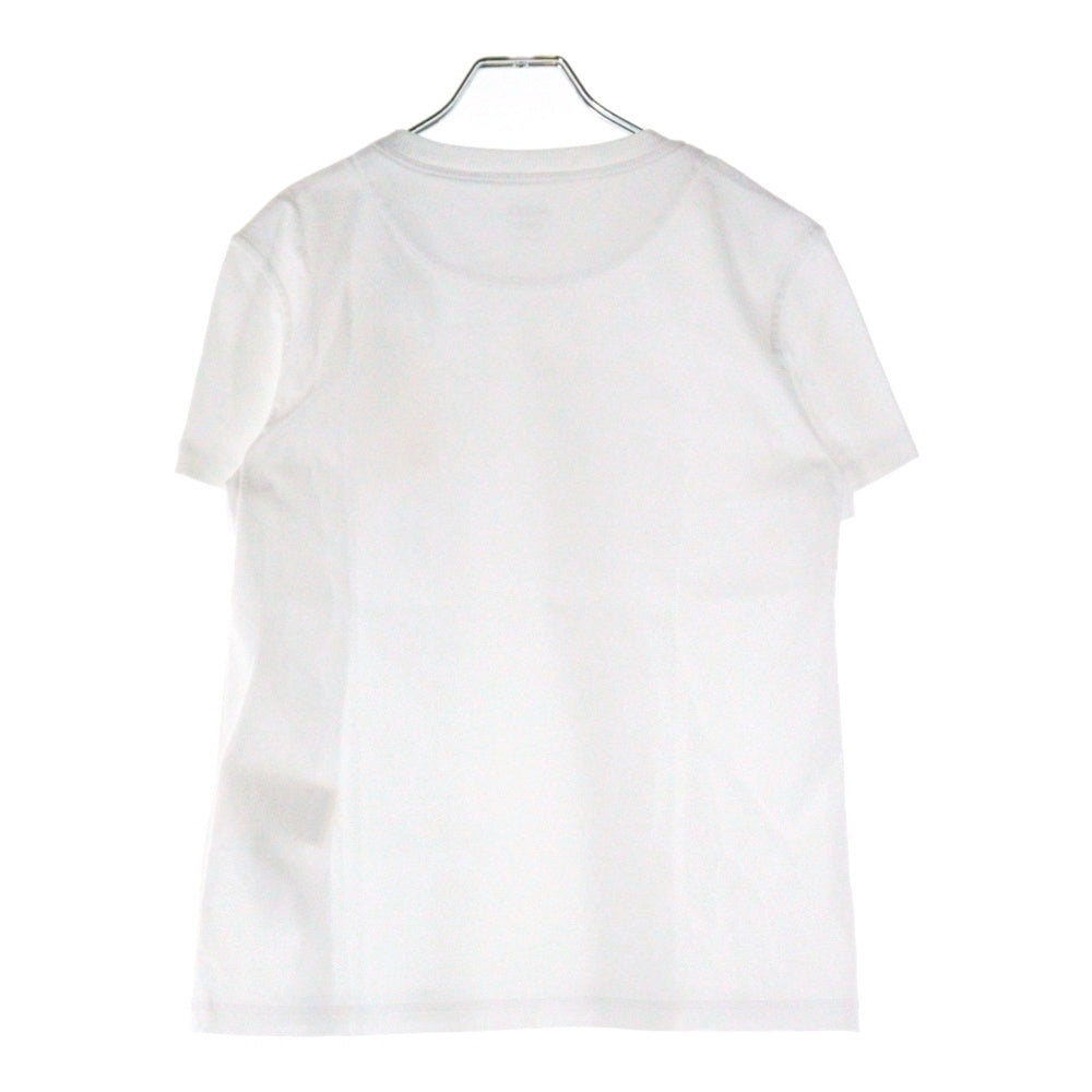 HERMES(エルメス) カルトゥッシュ 馬具 チェーンプリント クルーネック 半袖Tシャツ カットソー ホワイト レディース 5H4632DC