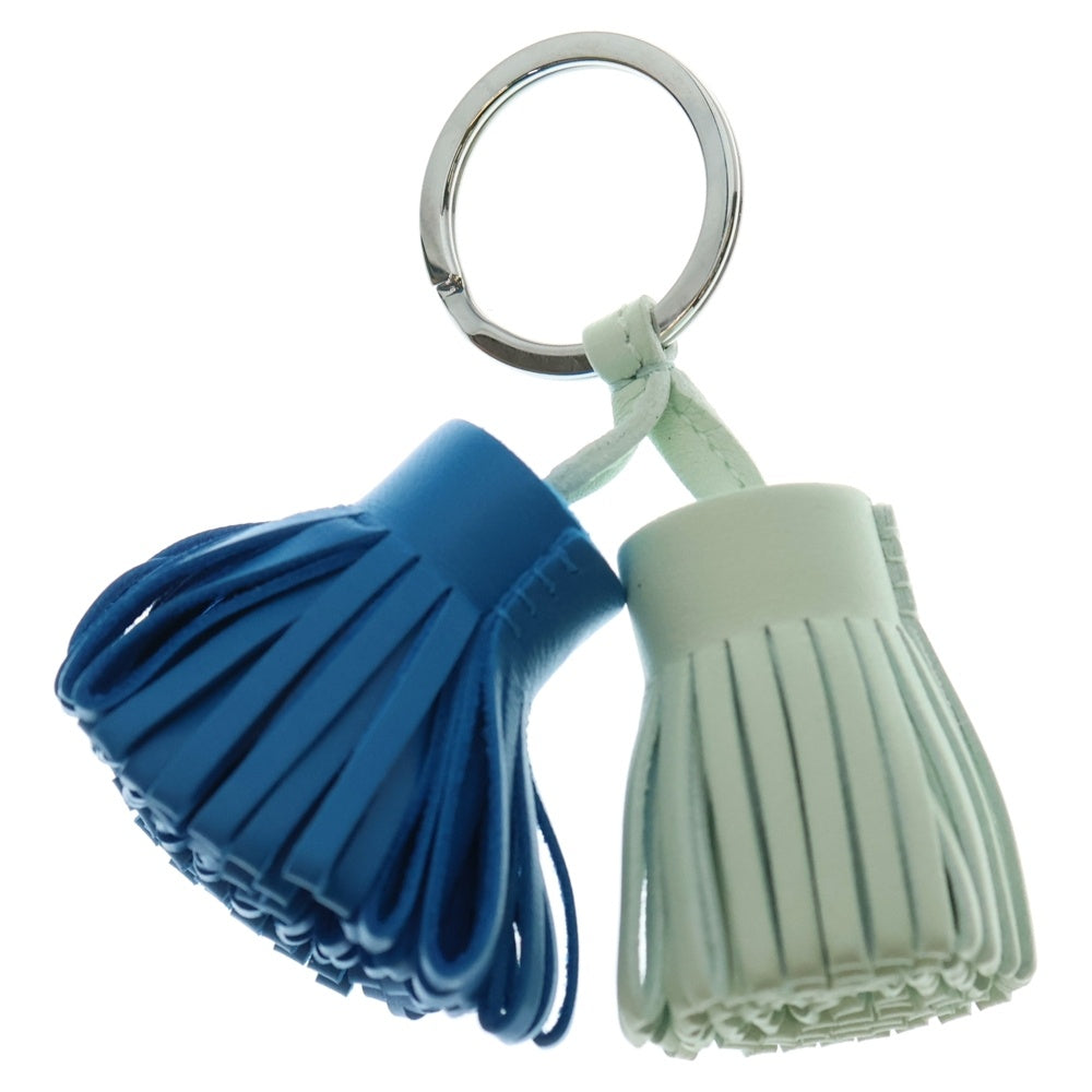 HERMES(エルメス) チャーム カルメン ウノドス キーホルダー アニューミロ ヴェールフィス/ブルーザンジバル