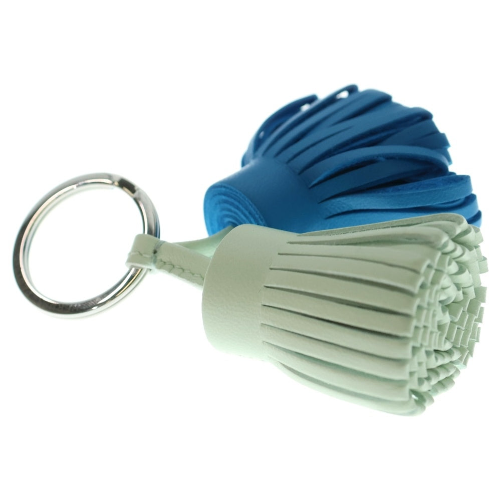 HERMES(エルメス) チャーム カルメン ウノドス キーホルダー アニューミロ ヴェールフィス/ブルーザンジバル