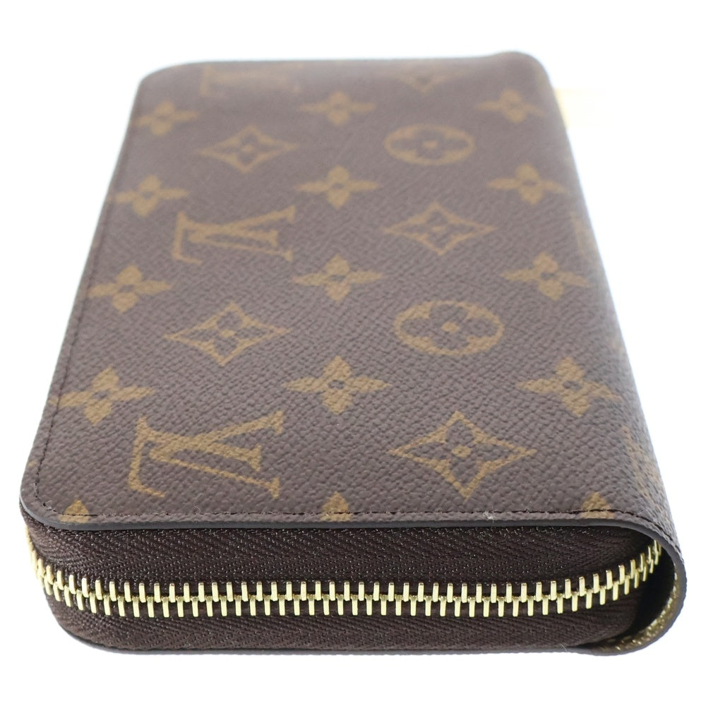 LOUIS VUITTON(ルイヴィトン) 日本限定 モノグラム ラウンドジッピーレザーロングウォレット 長財布 ブラウン M27030