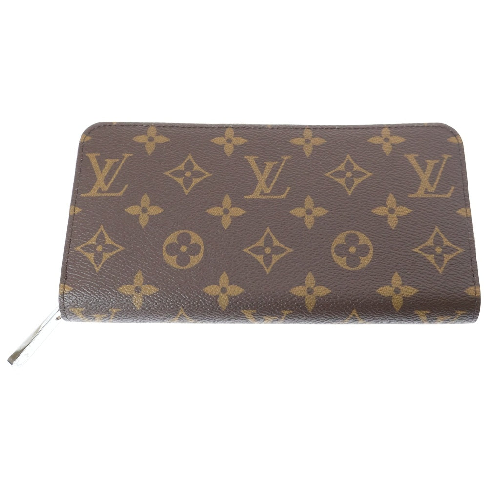 LOUIS VUITTON(ルイヴィトン) 日本限定 モノグラム ラウンドジッピーレザーロングウォレット 長財布 ブラウン/シルバー M27029