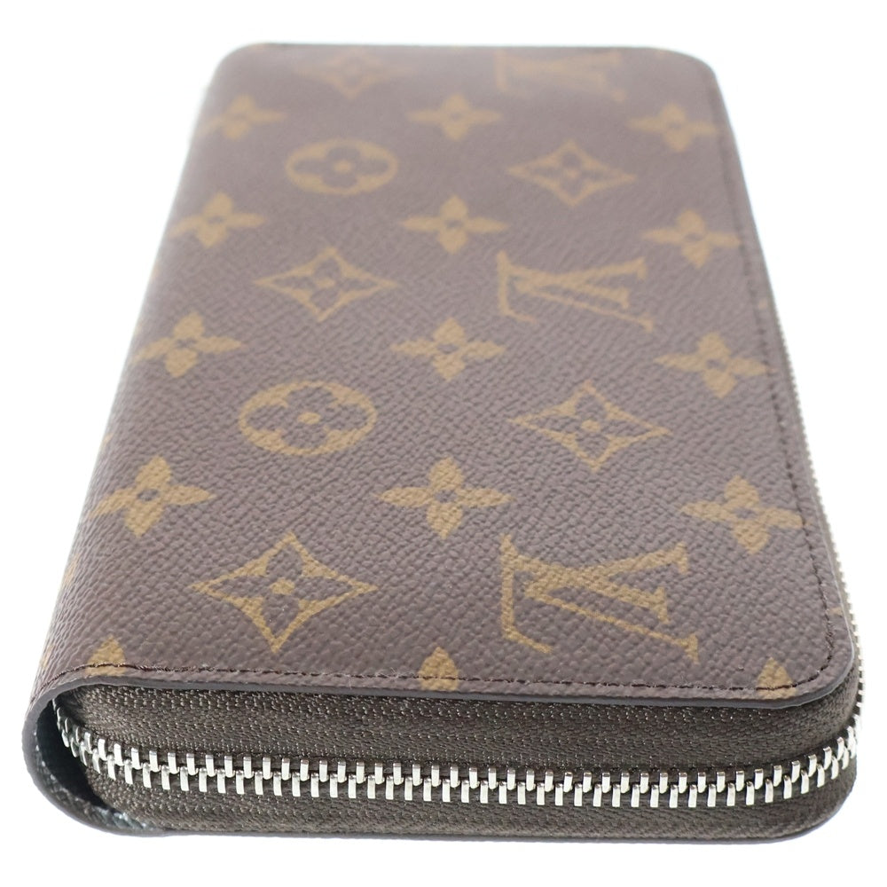 LOUIS VUITTON(ルイヴィトン) 日本限定 モノグラム ラウンドジッピーレザーロングウォレット 長財布 ブラウン/シルバー M27029