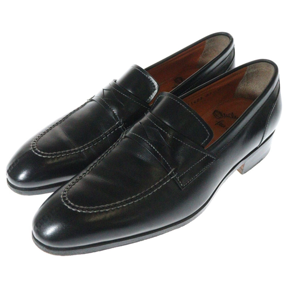 Santoni(サントーニ) レザー ローカットシューズ ローファー ブラック