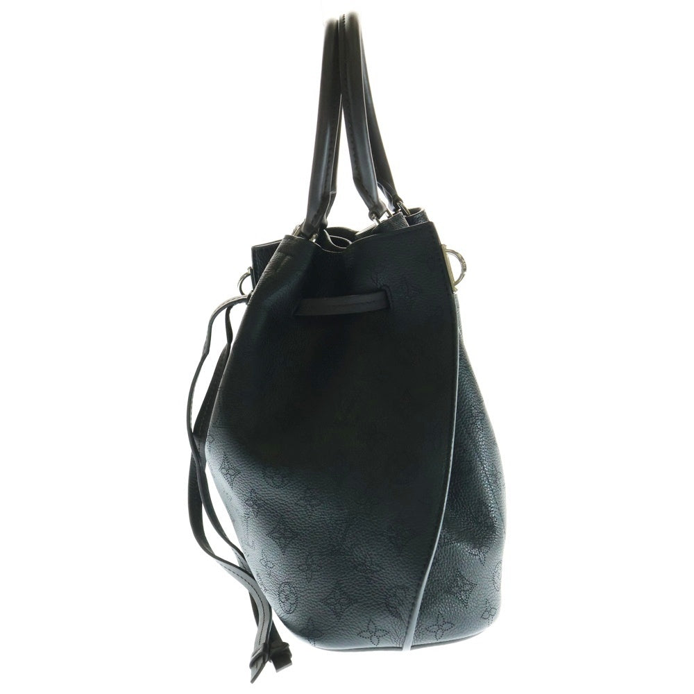 LOUIS VUITTON(ルイヴィトン) マヒナ ジロラッタ 2WAYハンドバッグ ショルダーバッグ ブラック ノワール シルバー金具 レザー M54402