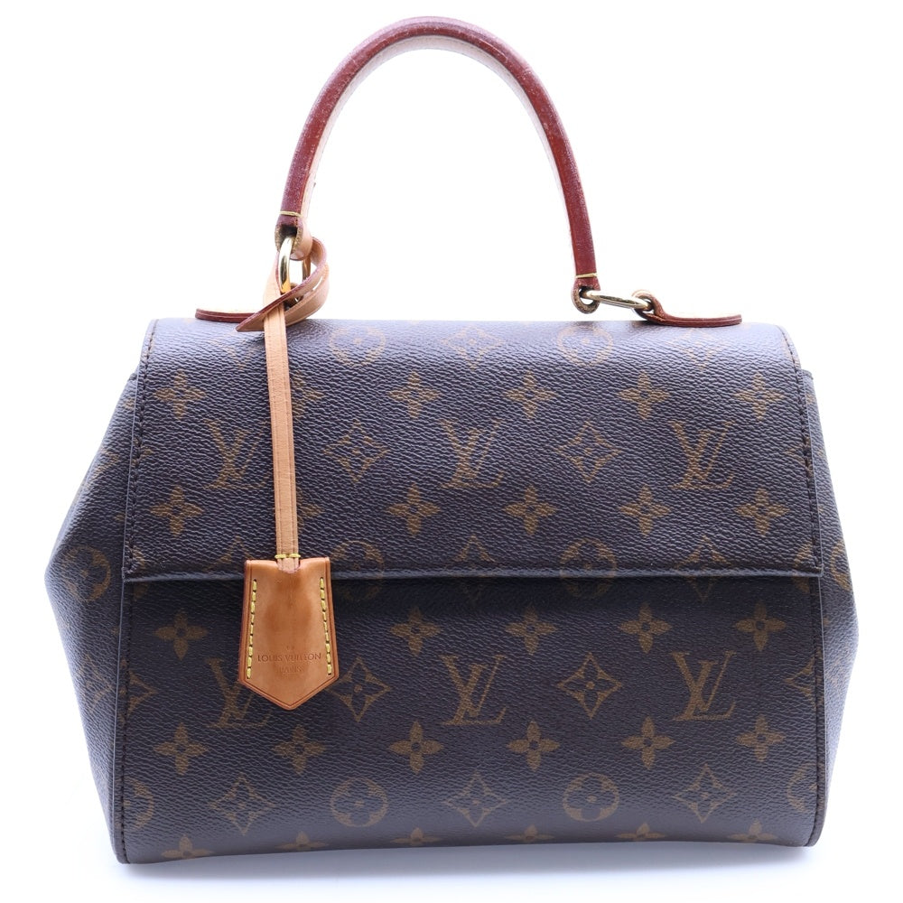 LOUIS VUITTON(ルイヴィトン) モノグラム クリュニーBB 2WAYバッグ ハンドバッグ ショルダーバッグ ブラウン ゴールド金具 レザー×PVC M42738