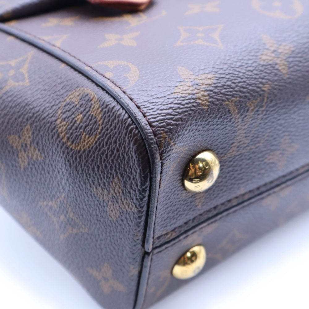 LOUIS VUITTON(ルイヴィトン) モノグラム クリュニーBB 2WAYバッグ ハンドバッグ ショルダーバッグ ブラウン ゴールド金具 レザー×PVC M42738