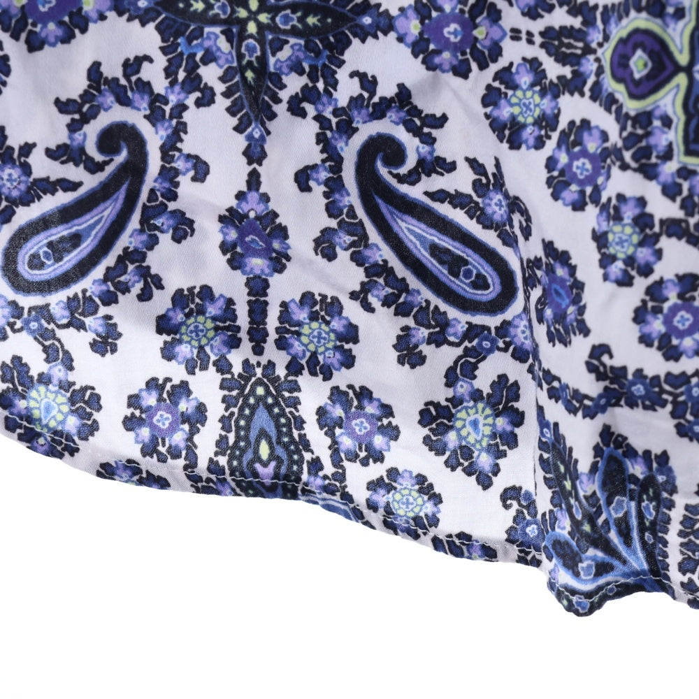 ETRO(エトロ) フラワー ペイズリー総柄 ロングスリーブ 長袖シャツ ブルー