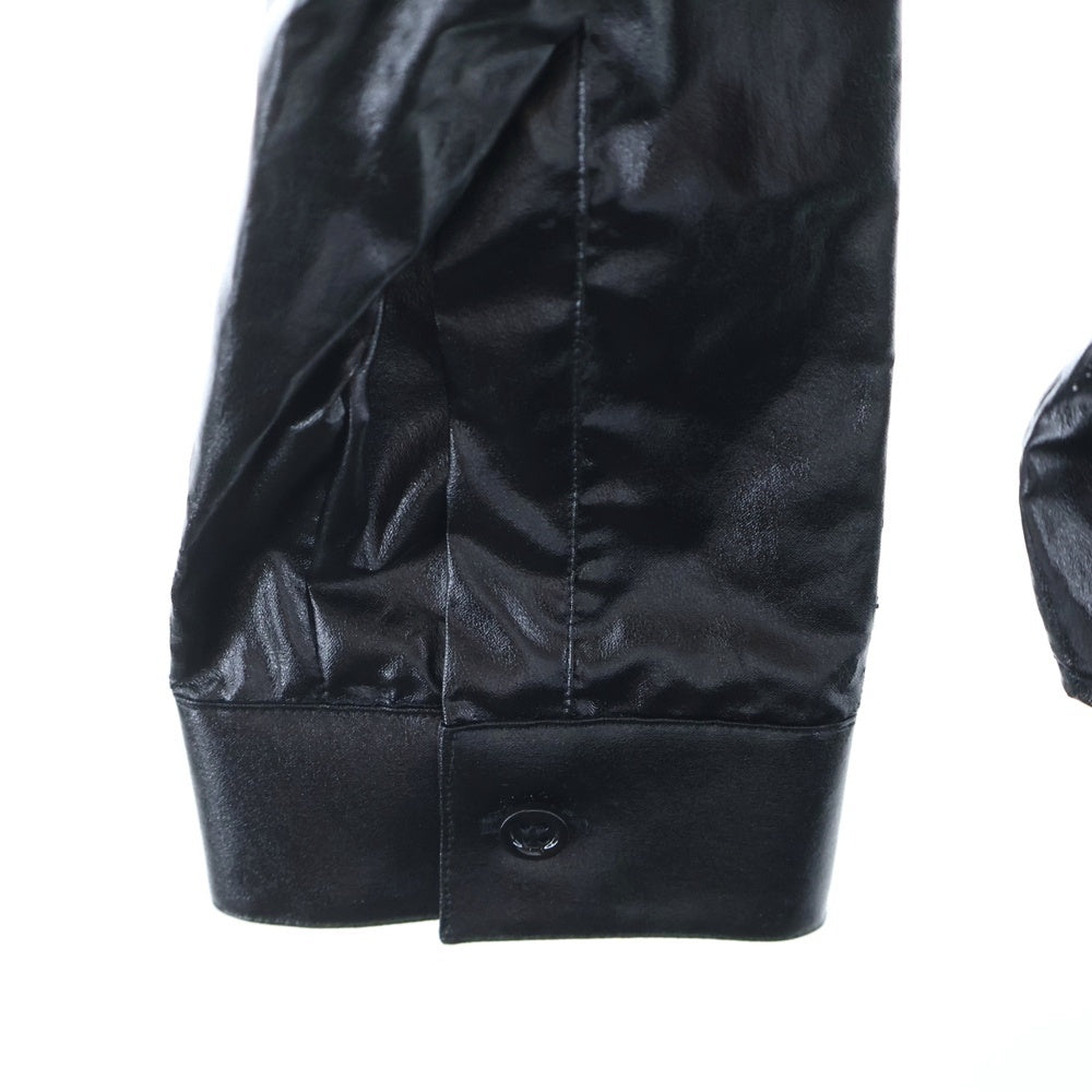 Dior HOMME(ディオールオム) 08AW BEE刺繍 比翼ボタン長袖シャツ ブラック 8H3150460789