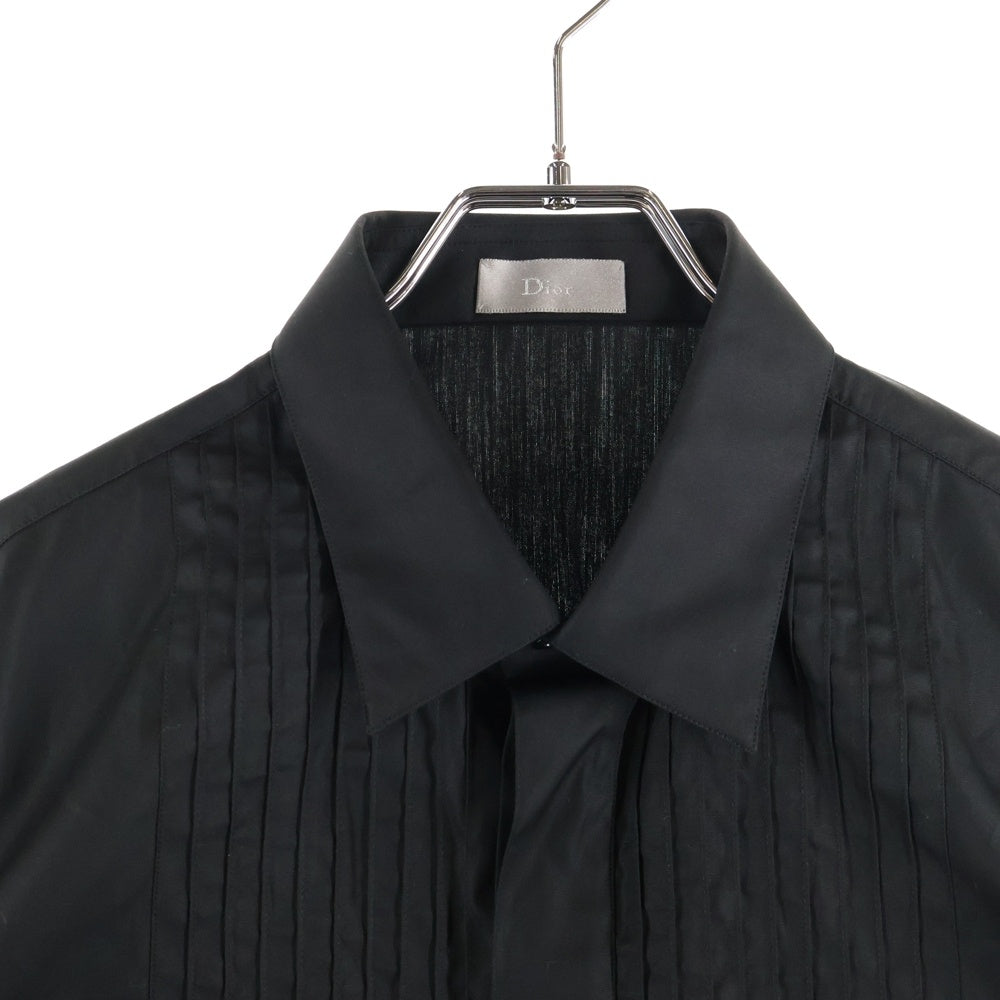 Dior HOMME(ディオールオム) ピンタック 長袖シャツブラック #40