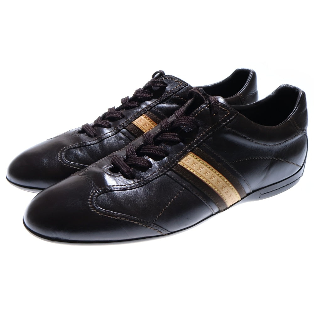 LOUIS VUITTON(ルイヴィトン) モノグラム レザー レースアップ ローカット ドライビングシューズ スニーカー ブラウン