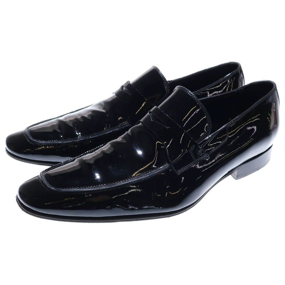 Dior HOMME(ディオールオム) パテントレザー ローカットシューズ ローファー ブラック