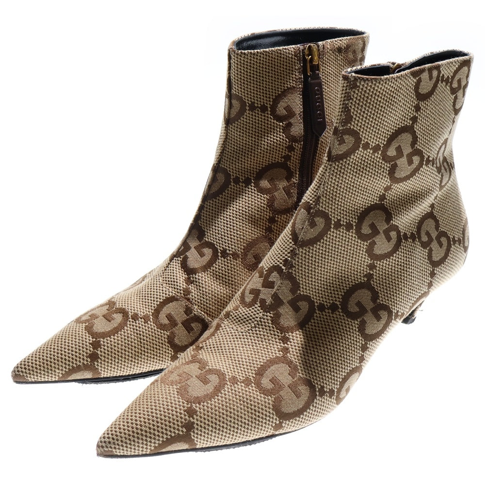 GUCCI(グッチ) ×バレンシアガ ザハッカープロジェクト GG スプリーム ショートブーツ 靴 676555