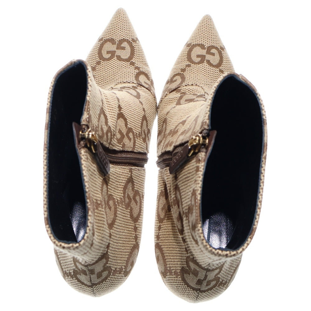 GUCCI(グッチ) ×バレンシアガ ザハッカープロジェクト GG スプリーム ショートブーツ 靴 676555