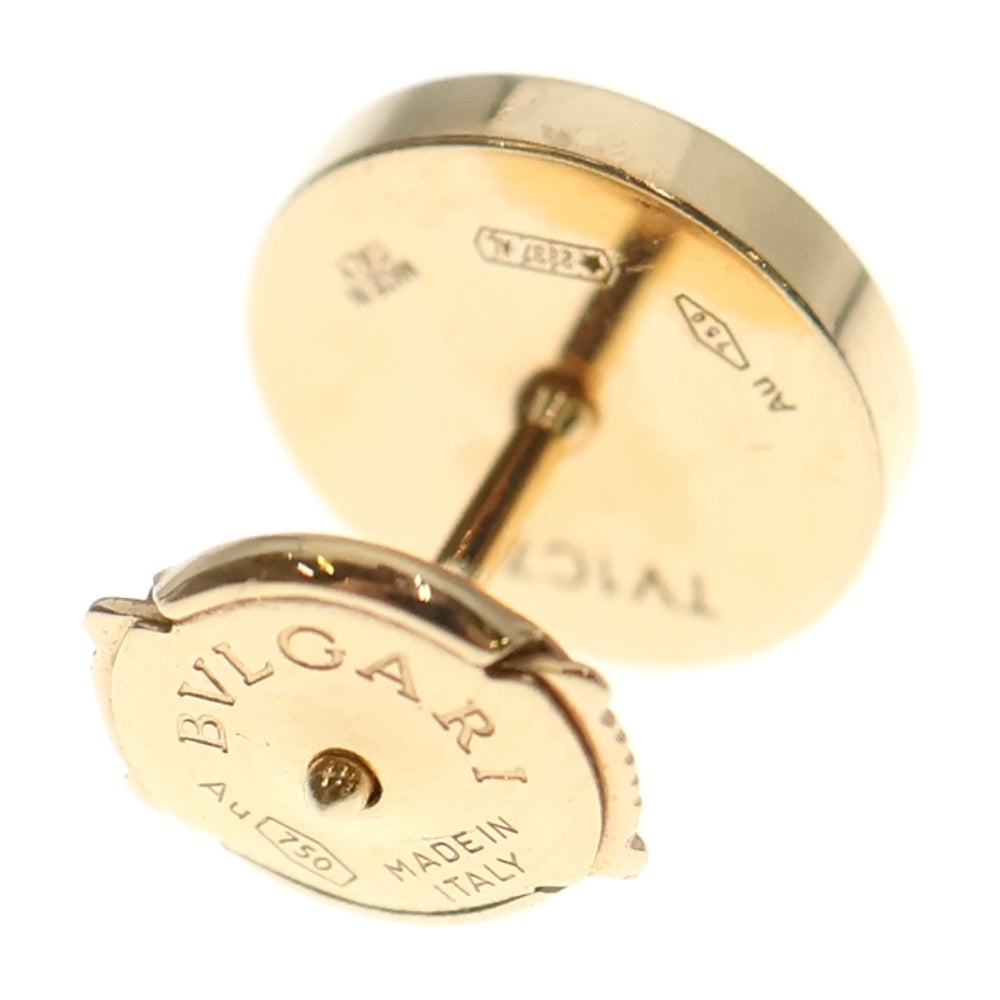 BVLGARI(ブルガリ) ブルガリブルガリ ダイヤ ピアス シングル Au750 K18 PG ピンクゴールド 片耳