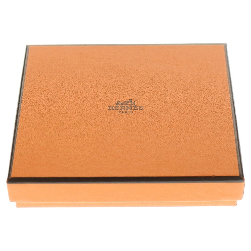 HERMES(エルメス) アザップ シルクイン コンパクト コインケース 財布 ヴェールフィズ エプソン ライトグリーン シルバー金具 U刻印