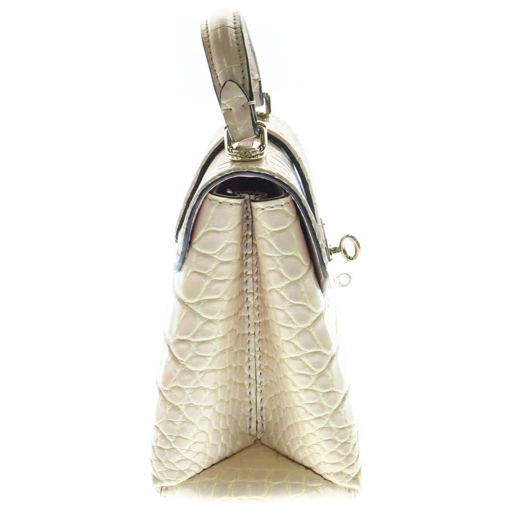 LOUIS VUITTON(ルイヴィトン) ローズデヴァン エキゾチック ミニ 2WAYバッグ ショルダーバッグ ハンドバッグ ゴールド金具 ホワイト N82224